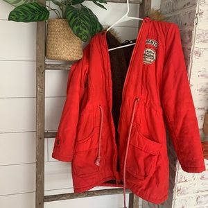 Not red coat, great for winters